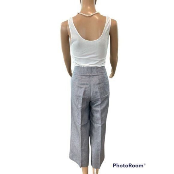 David N Linen Blend Capri Pants, size 8 - Picture 3 of 9